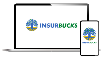 Insurbucks on mobile and laptop screens